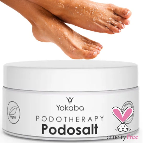 Vegan αλάτι ποδιών με 20% ουρία - PODOTHERAPY PODOSALT - 75% συστατικά φυσικής προέλευσης.