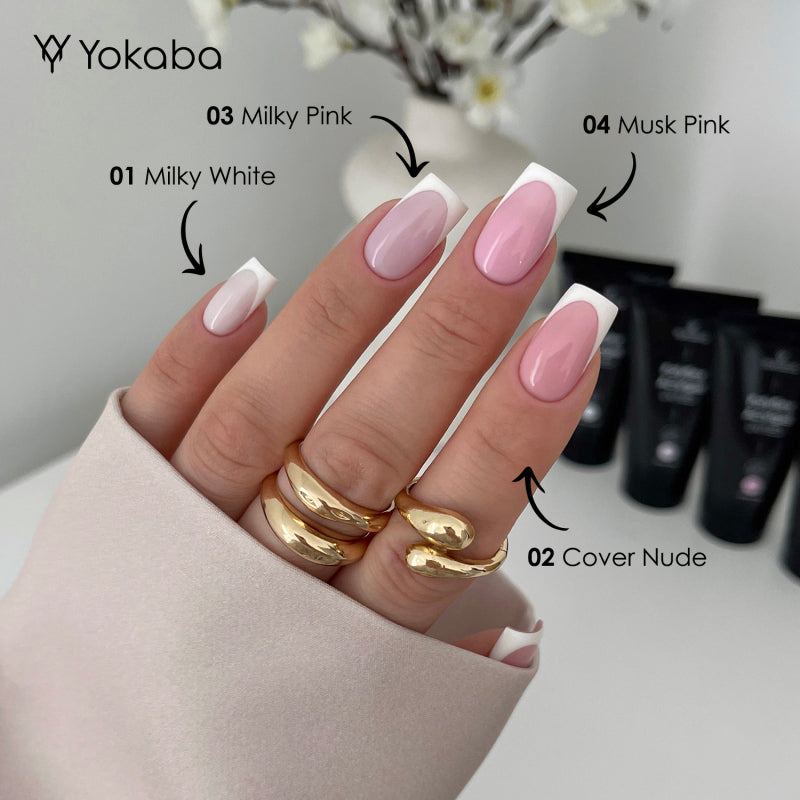 02 Cover Nude - Acrylgel Polyflex 60g HEMA FREE