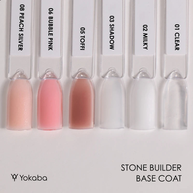 STONE BUILDER BASE COAT - 01 CLEAR 12ml