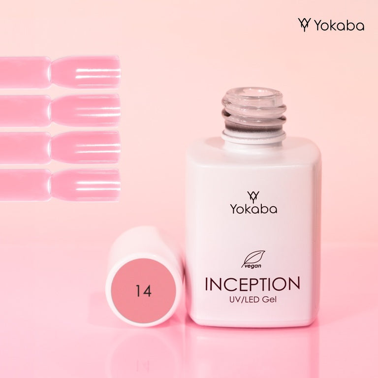 ΤΖΕΛ ΜΕ ΠΙΝΕΛΟ - INCEPTION 30ml - 14 EVENING PINK