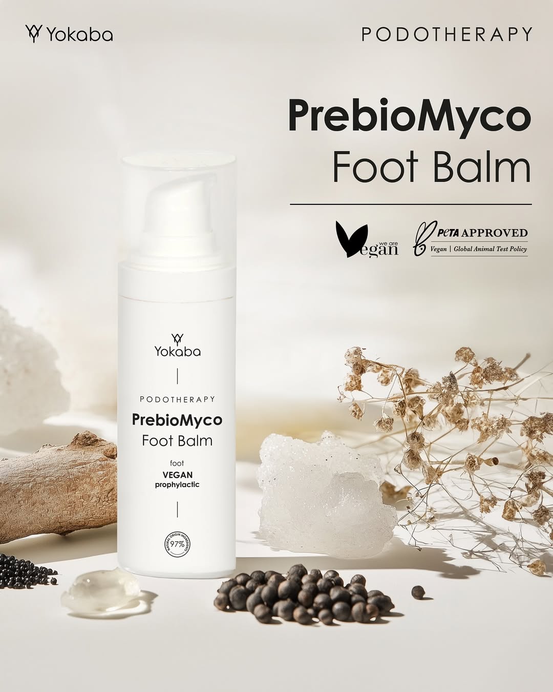 Εξειδικευμένο balm για την περιποίηση του δέρματος των ποδιών με προδιάθεση σε μυκητιάσεις - Prebio Myco Foot Balm 50ml