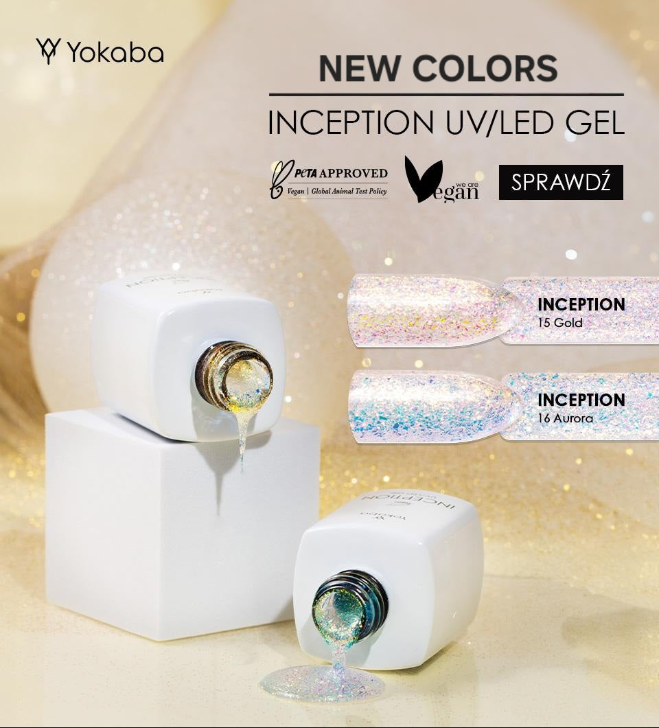 ΤΖΕΛ ΜΕ ΠΙΝΕΛΟ - INCEPTION 30ml - 15 GOLD