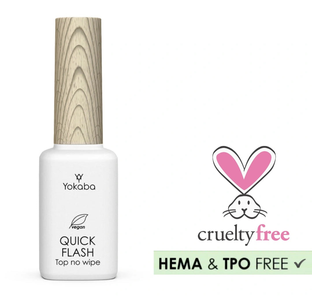 QUICK FLASH TOP COAT NO WIPE για ημιμόνιμο Βερνίκι
