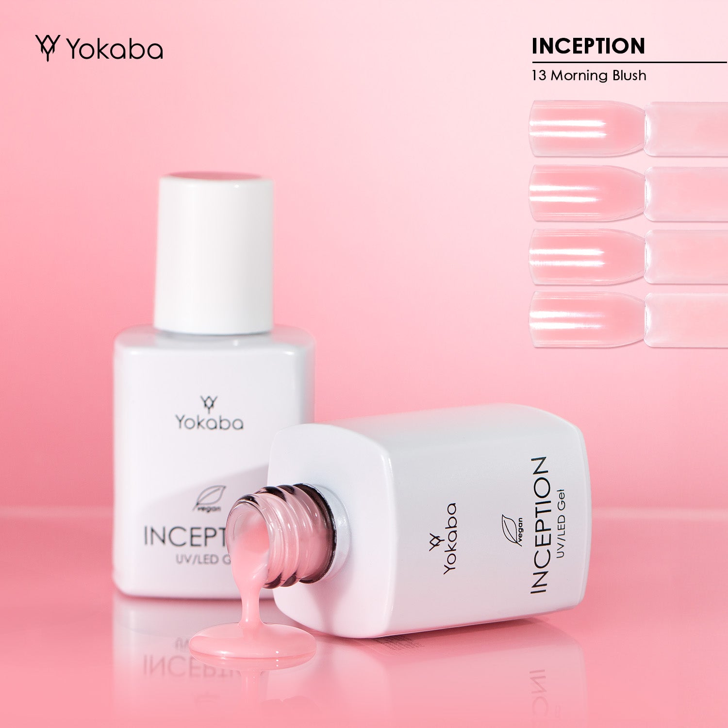 ΤΖΕΛ ΜΕ ΠΙΝΕΛΟ - INCEPTION 30ml - 13 MORNING BLUSH