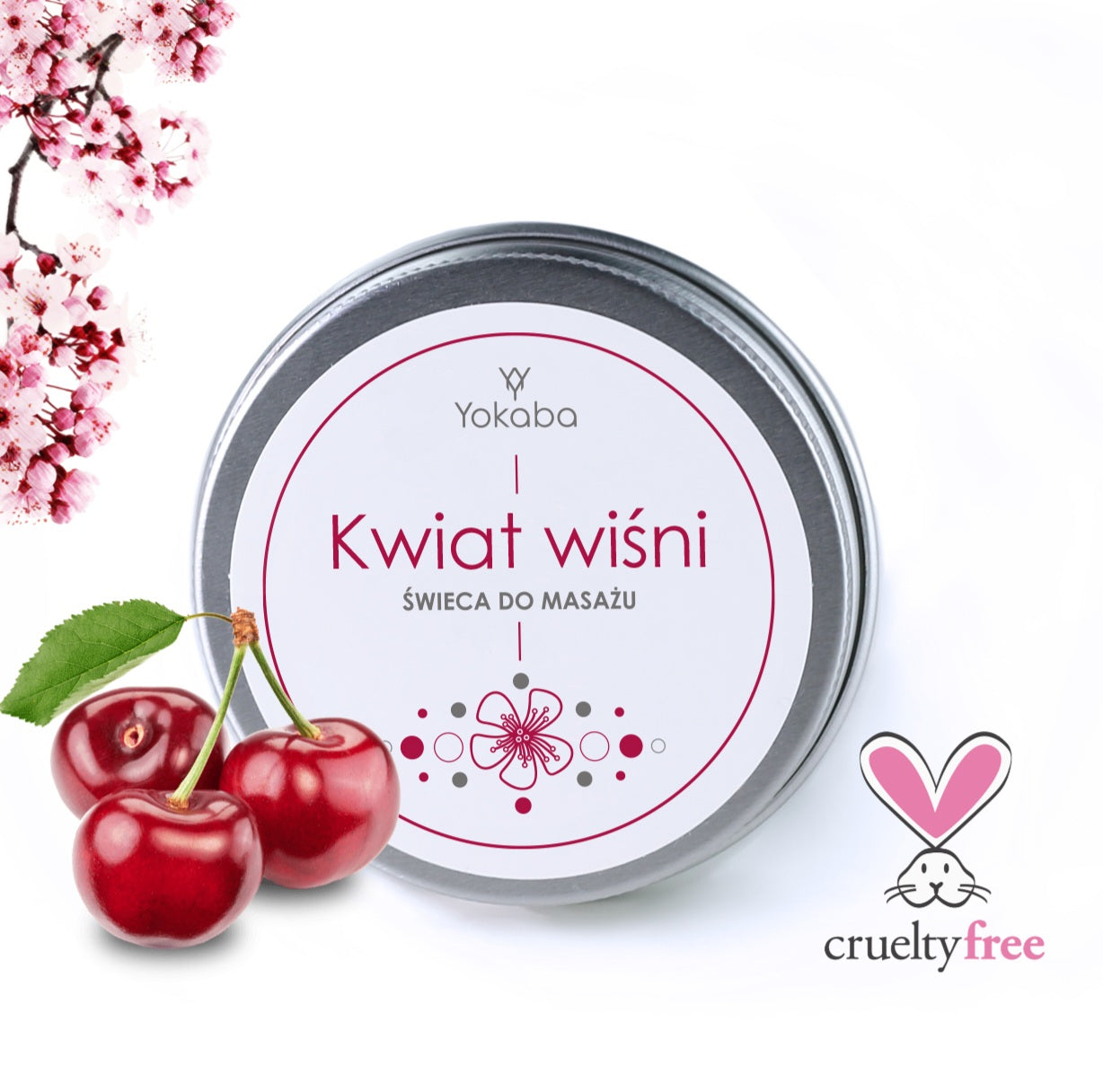 Περιποιητικό κερί μασάζ - Cherry Blossom Massage Candle 50 ml