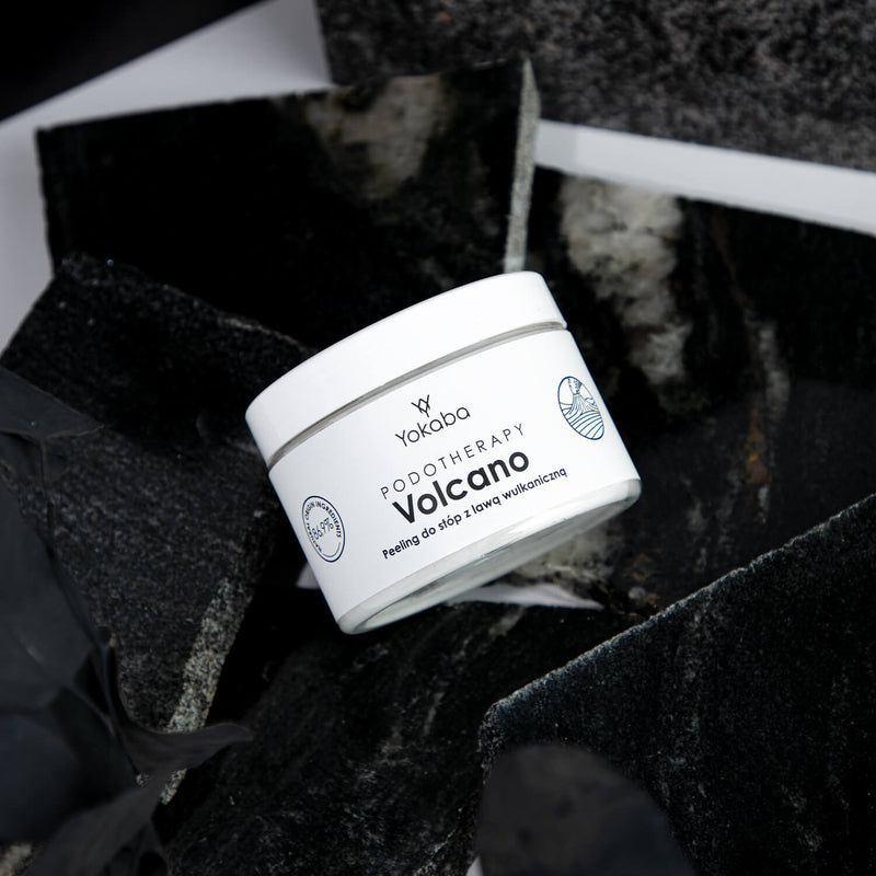 Vegan scrub ποδιών με ηφαιστειακή λάβα - VOLCANO 300ml - 86,9% συστατικά φυσικής προέλευσης.