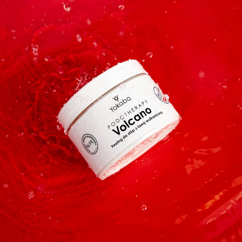 Vegan scrub ποδιών με ηφαιστειακή λάβα - VOLCANO 300ml - 86,9% συστατικά φυσικής προέλευσης.